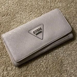 Pink guess wallet